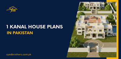1 Kanal House Plans in Pakistan